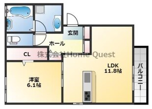 セントコリーヌE棟の物件間取画像